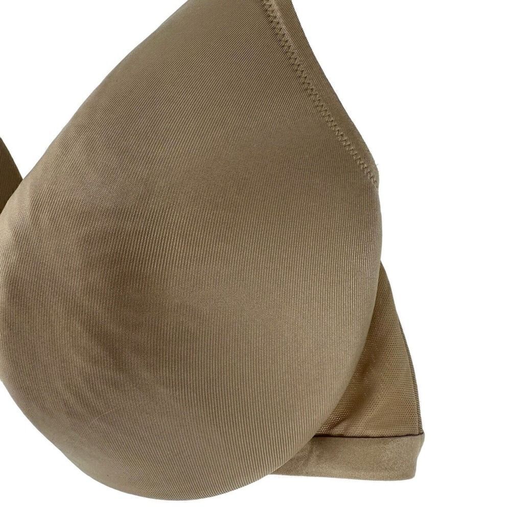 Cacique Bra 44D Lightly Lined Full Coverage Underwired Nude Beige Mesh Back Bra - Picture 4 of 11